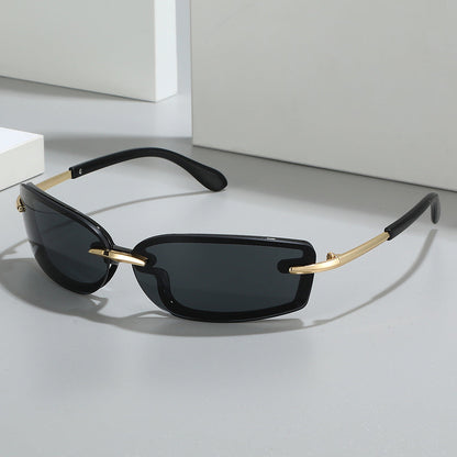 Futuristic Square Candy Color Sunglasses for Women