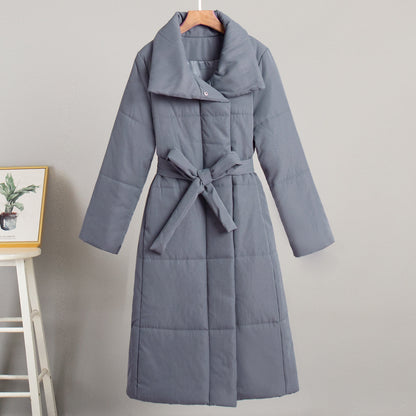 Long Cotton Jacket Casual Warm Coat