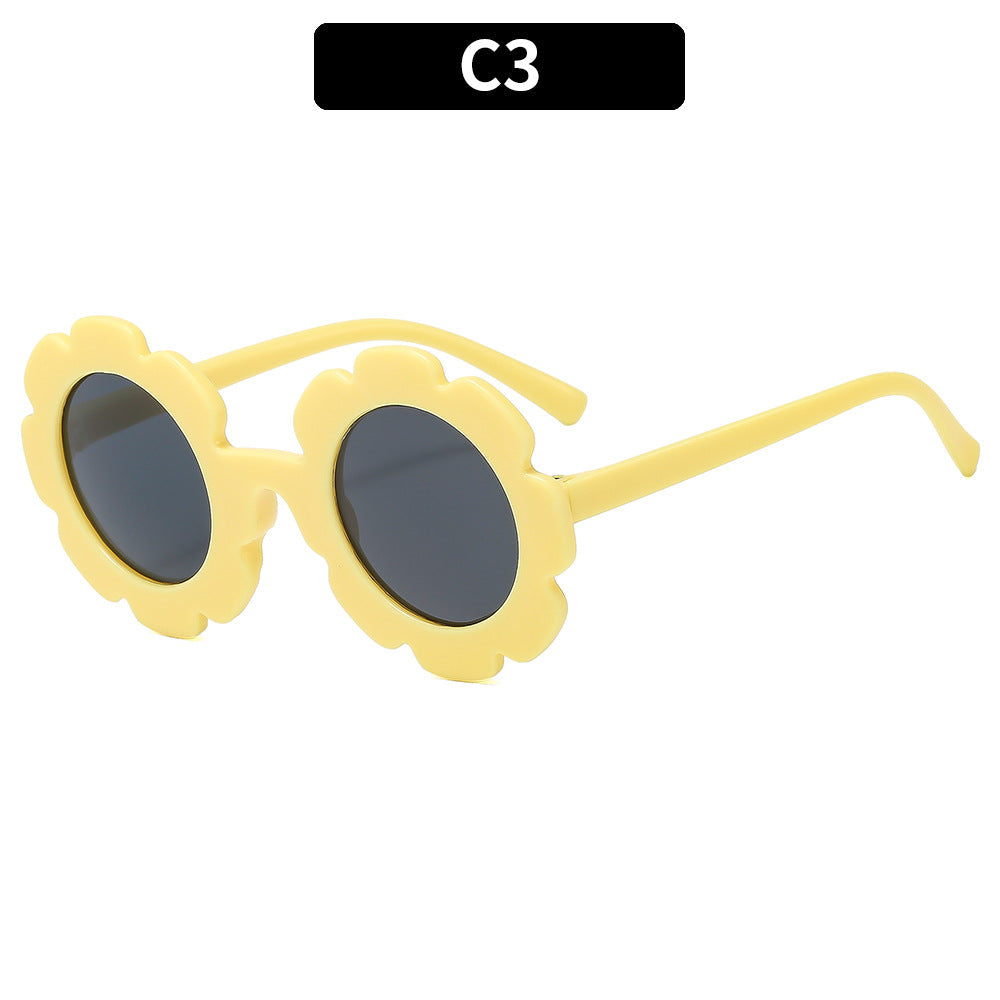 Colorful Children’s Classic Sunflower Sunglasses Cute UV Protection