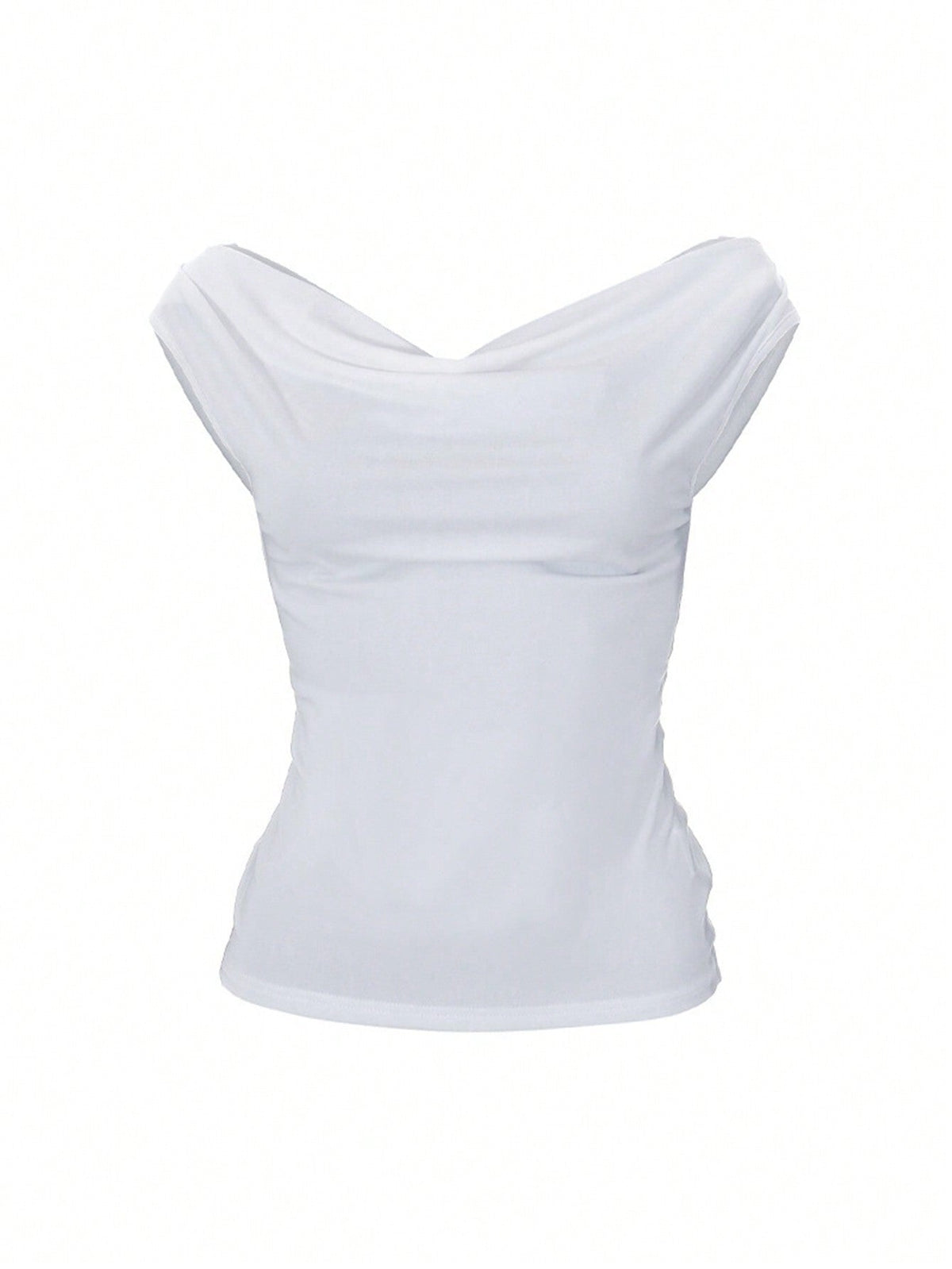 Off Shoulder Backless Slim Top