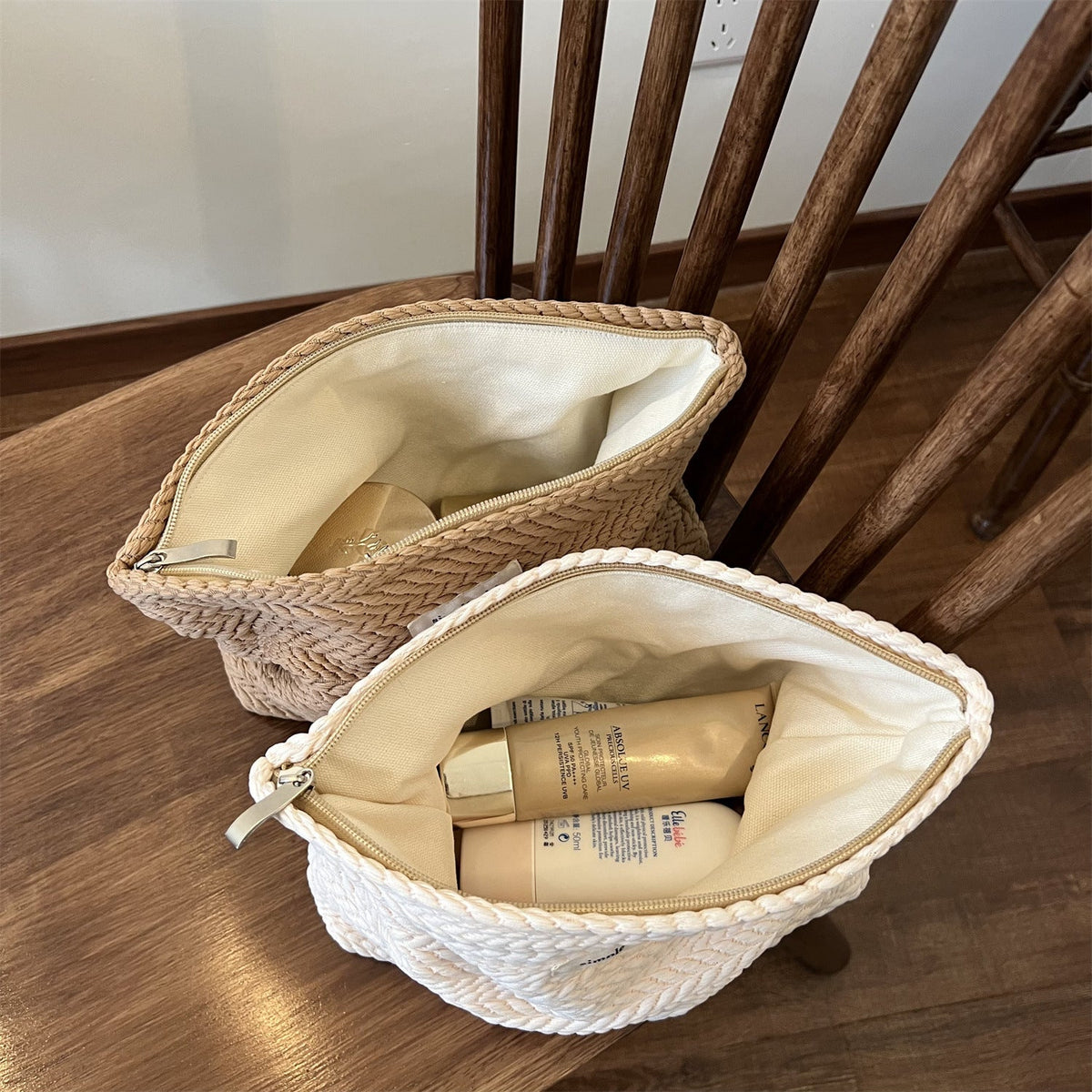 Elegant Large Capacity Portable Makeup Bag