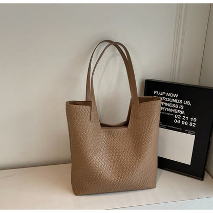 Large Capacity Woven Tote Bag for Women