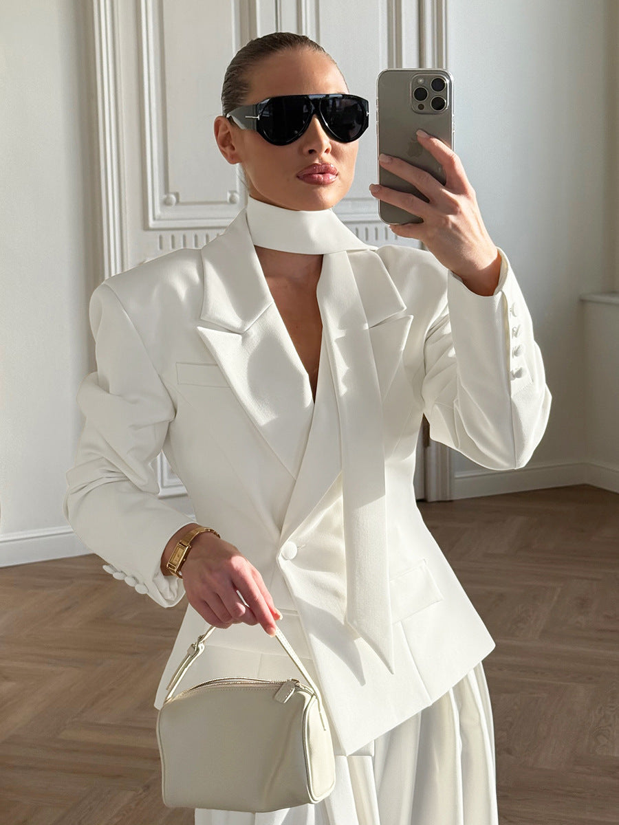 Elegant Tailored Blazer Jacket for Women