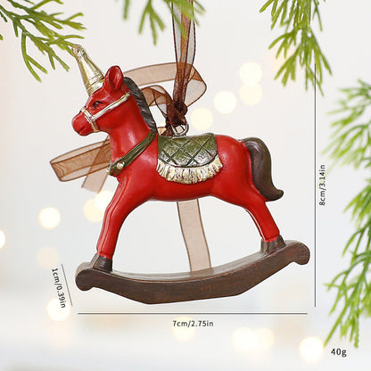 Colorful Christmas Tree Hanging Ornament