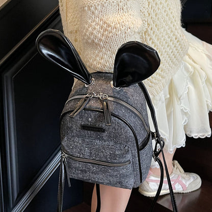 Stylish Denim Backpack for Women Casual College Bag