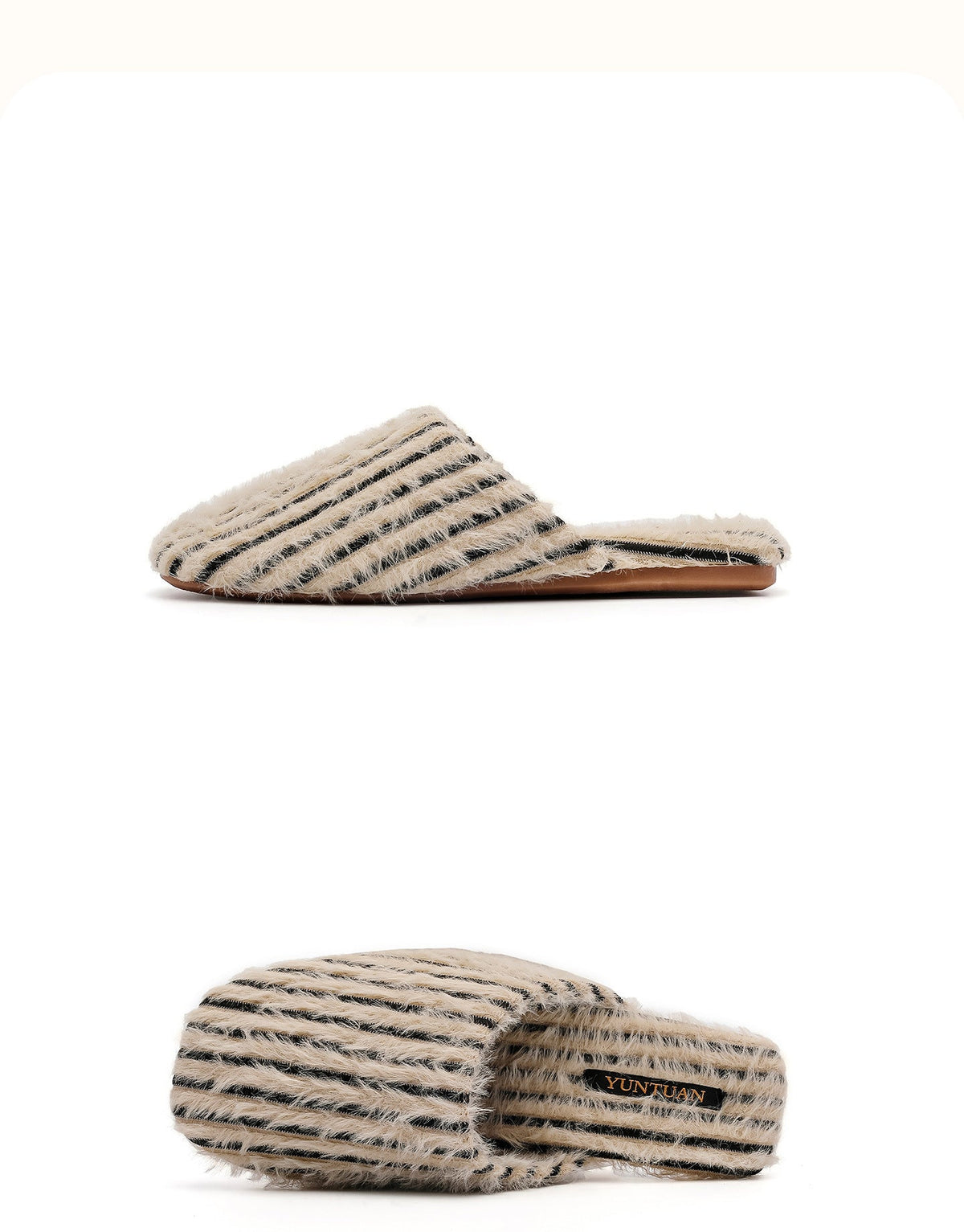 Fuzzy Plush Warm No-Slip Home Slippers