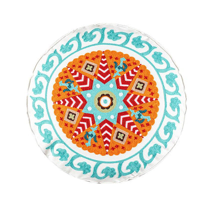 New Exotic Moroccan Style Cushion Cover Famous Family Style Round Cushion Cover Famous Hotel Model Room Pillow Cover