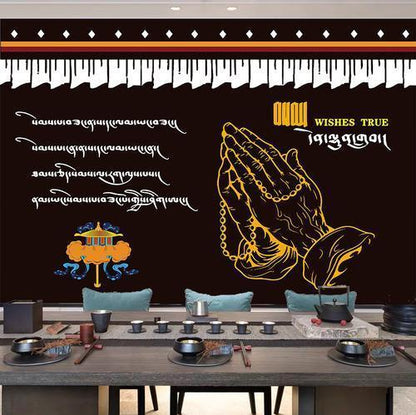 Tibetan National Style Hand Tapestry