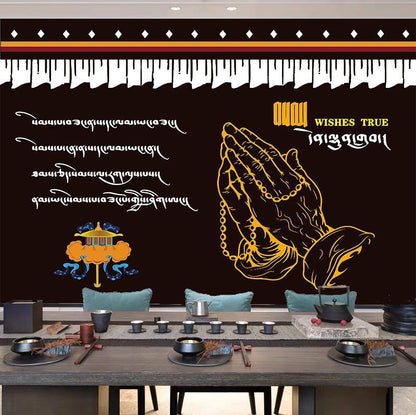 Tibetan National Style Hand Tapestry