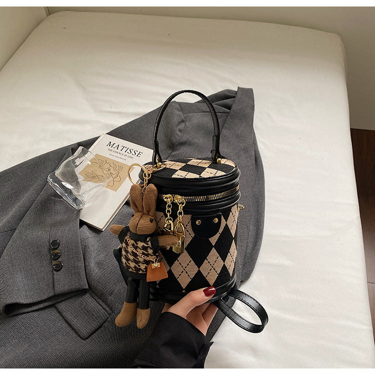 Trendy Quilted Bucket Bag for Women in Various Colors