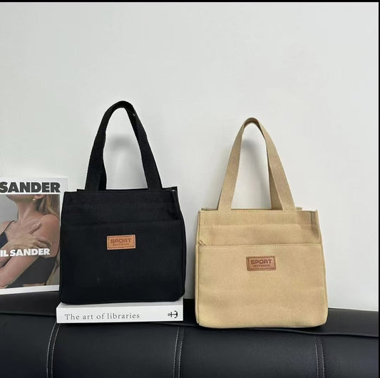 Minimalist Canvas Tote Bag Casual & Stylish