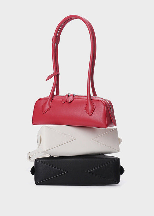 Mini Shoulder Bag Vegan Leather Bow Accent