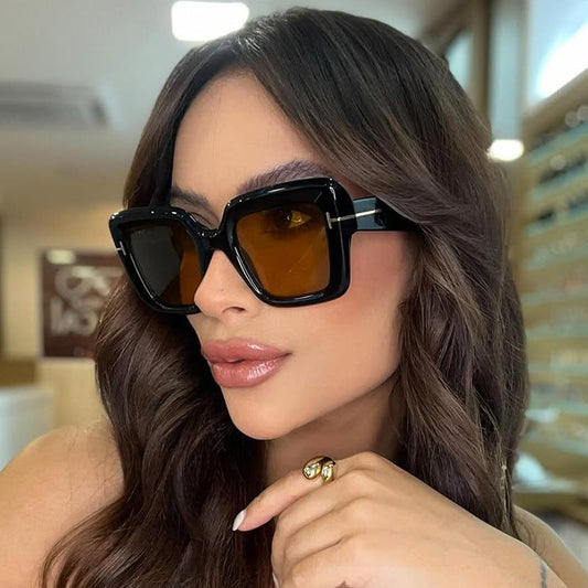 Square Frame Sunglasses For Women Stylish Fashion UV Protection