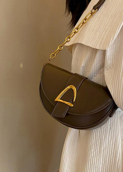 Half Moon Crossbody Bag High Quality PU Leather