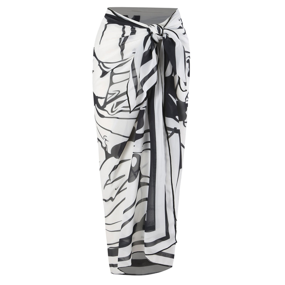 Flower One Piece Swimwear Print Cover