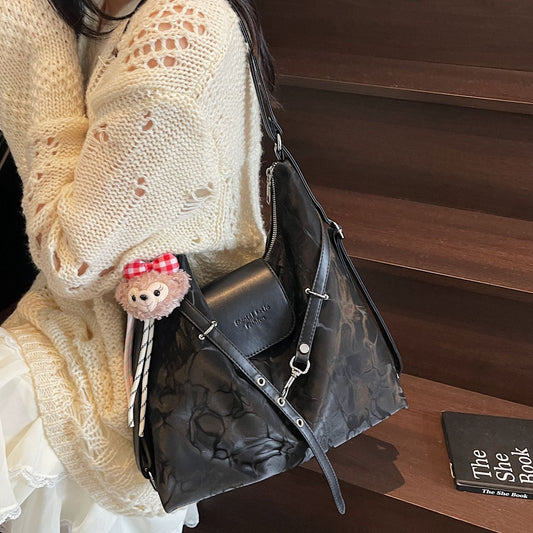 Large Capacity Casual Shoulder Bag Stylish Tote Bag