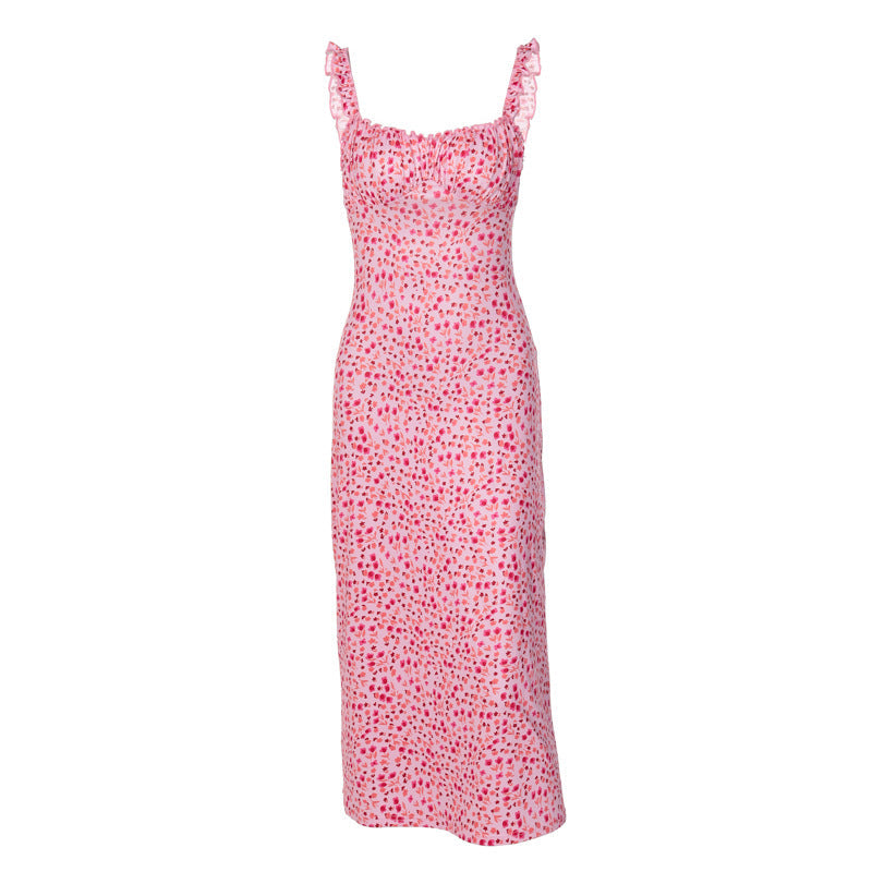 Floral Print Maxi Dress Comfortable Casual Summer Dress