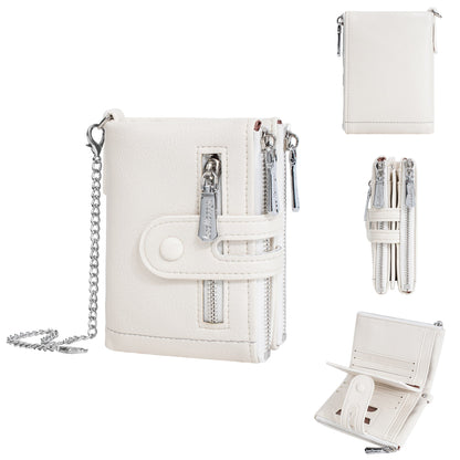 Solid Color Portable Card Cases Wallets