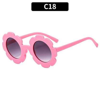 Colorful Children’s Classic Sunflower Sunglasses Cute UV Protection