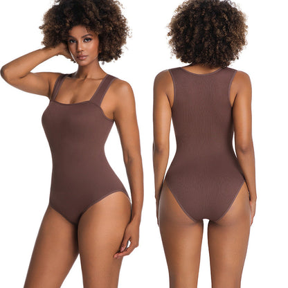 Seamless Shaping Bodysuit With Tummy Control And Butt Lifting