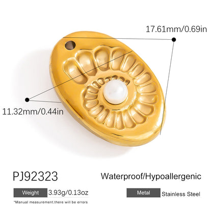 Stylish Ocean-Themed Stainless Steel DIY Pendant Heart Fish Charm