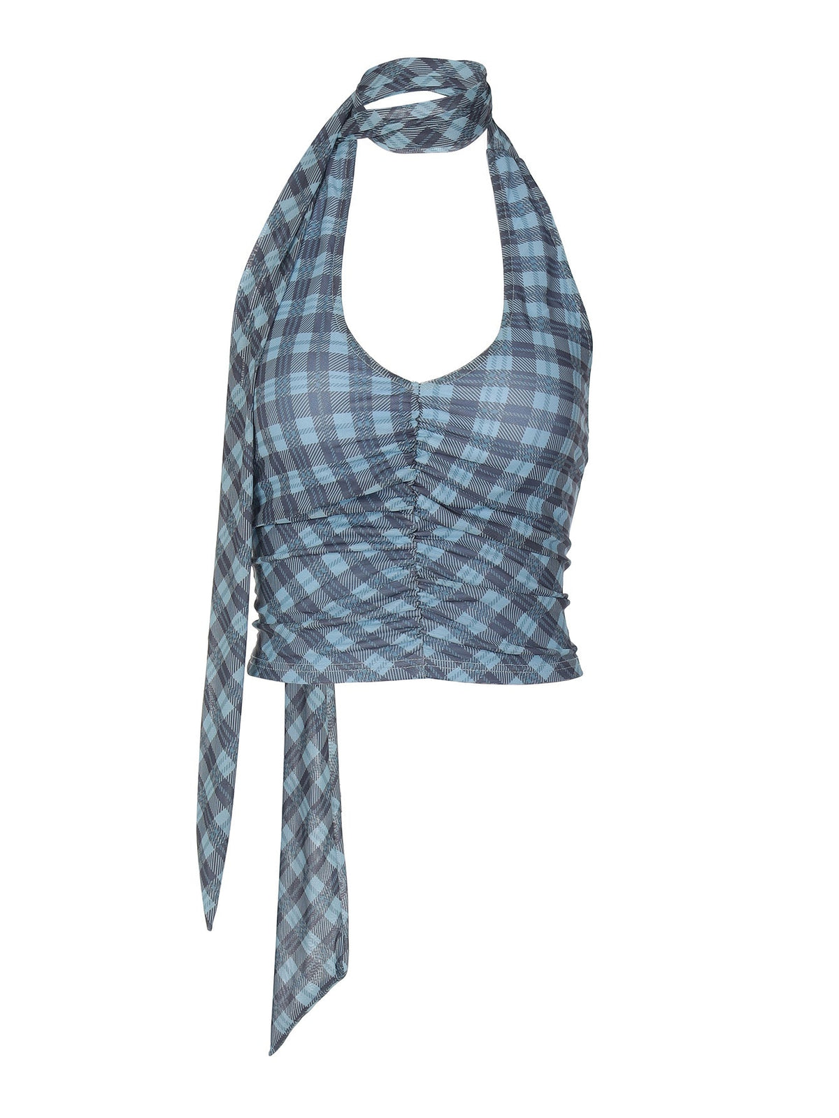 French Vintage Halter Top Women's Casual Chic