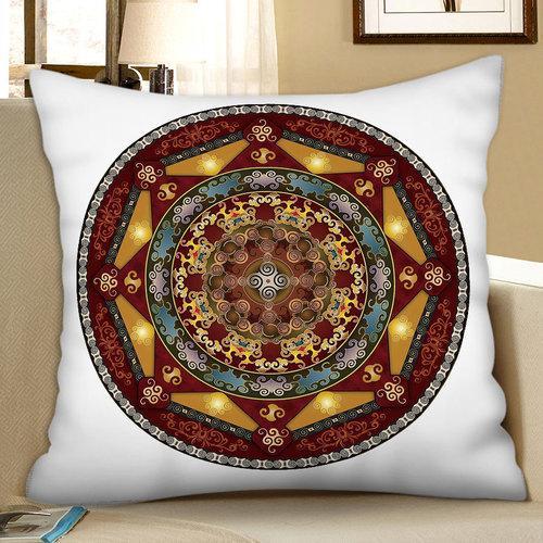 Tibetan Ethnic Style Thangka Cushion Pillow