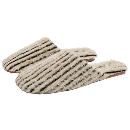 Fuzzy Plush Warm No-Slip Home Slippers