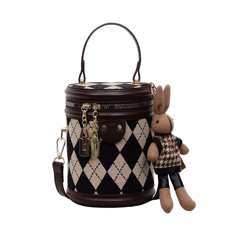 Trendy Quilted Bucket Bag for Women in Various Colors