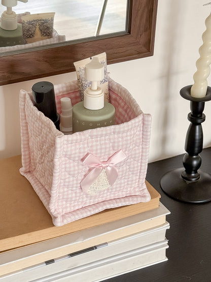 Sweetheart Lace Square Storage Bins Trendy Home Decor