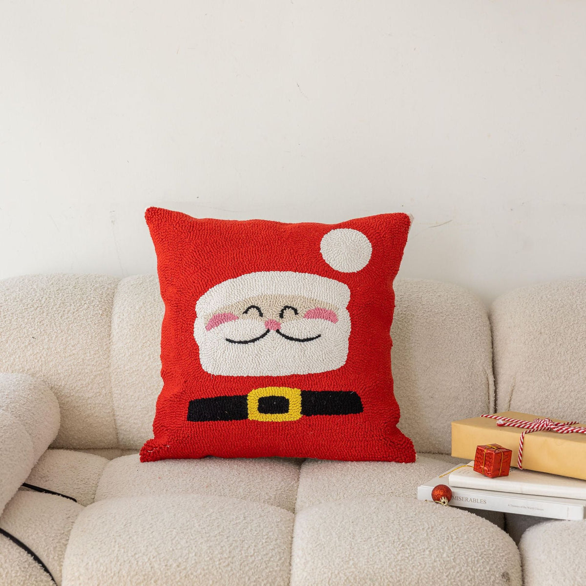 Square Christmas Holiday Decor Throw Pillow Covers
