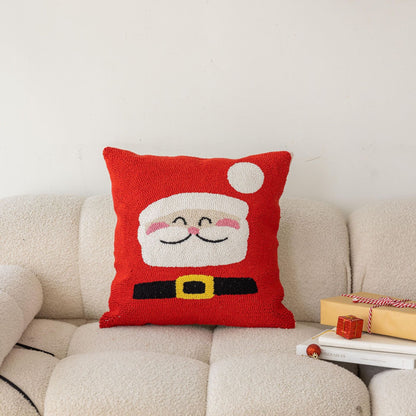 Square Christmas Holiday Decor Throw Pillow Covers