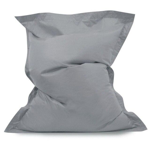 Oversized Sofa Cover Chairs Without Filler Waterproof Lounger Seat Bean Bag Puff Asiento Couch Tatami Living Room Furniture