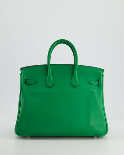 *FIRE PRICE* Hermès Birkin Bag 25cm Bamboo in Swift Leather with Palladium Hardware Bag