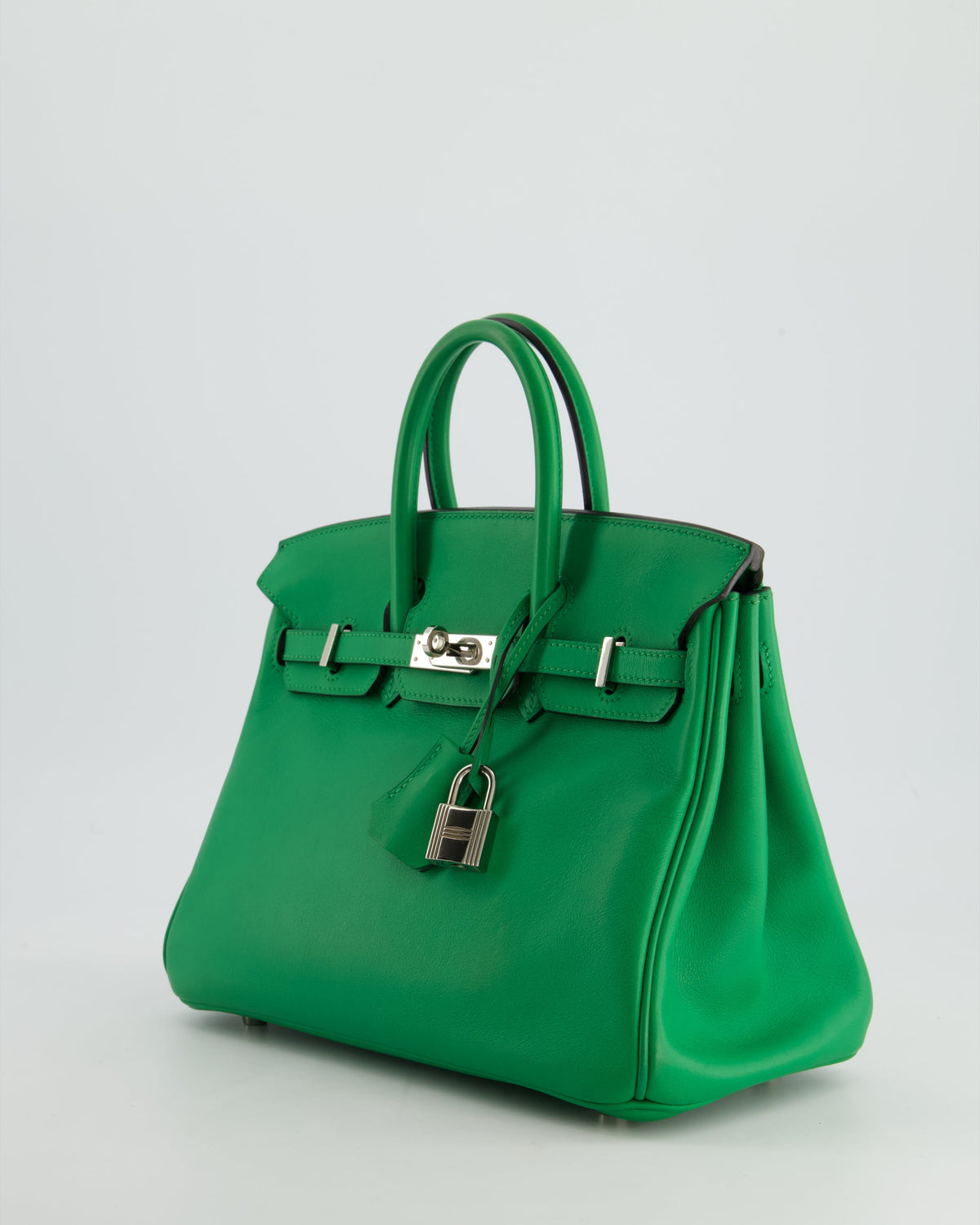 *FIRE PRICE* Hermès Birkin Bag 25cm Bamboo in Swift Leather with Palladium Hardware Bag