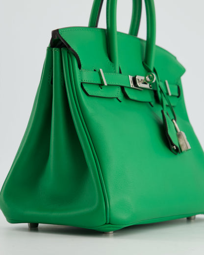*FIRE PRICE* Hermès Birkin Bag 25cm Bamboo in Swift Leather with Palladium Hardware Bag