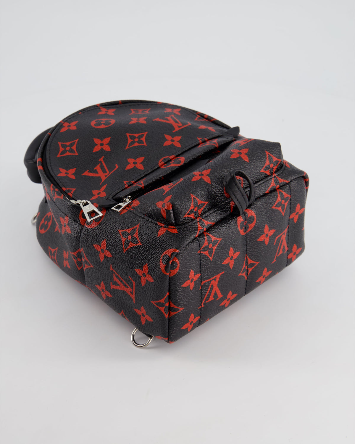 *LIMITED EDITION* Louis Vuitton Infrarouge Palm Springs Mini Backpack in Monogram Canvas with Silver Hardware
