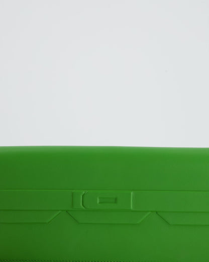 Hermès Birkin Cut Shadow Bag In Vert Yucca Swift Leather