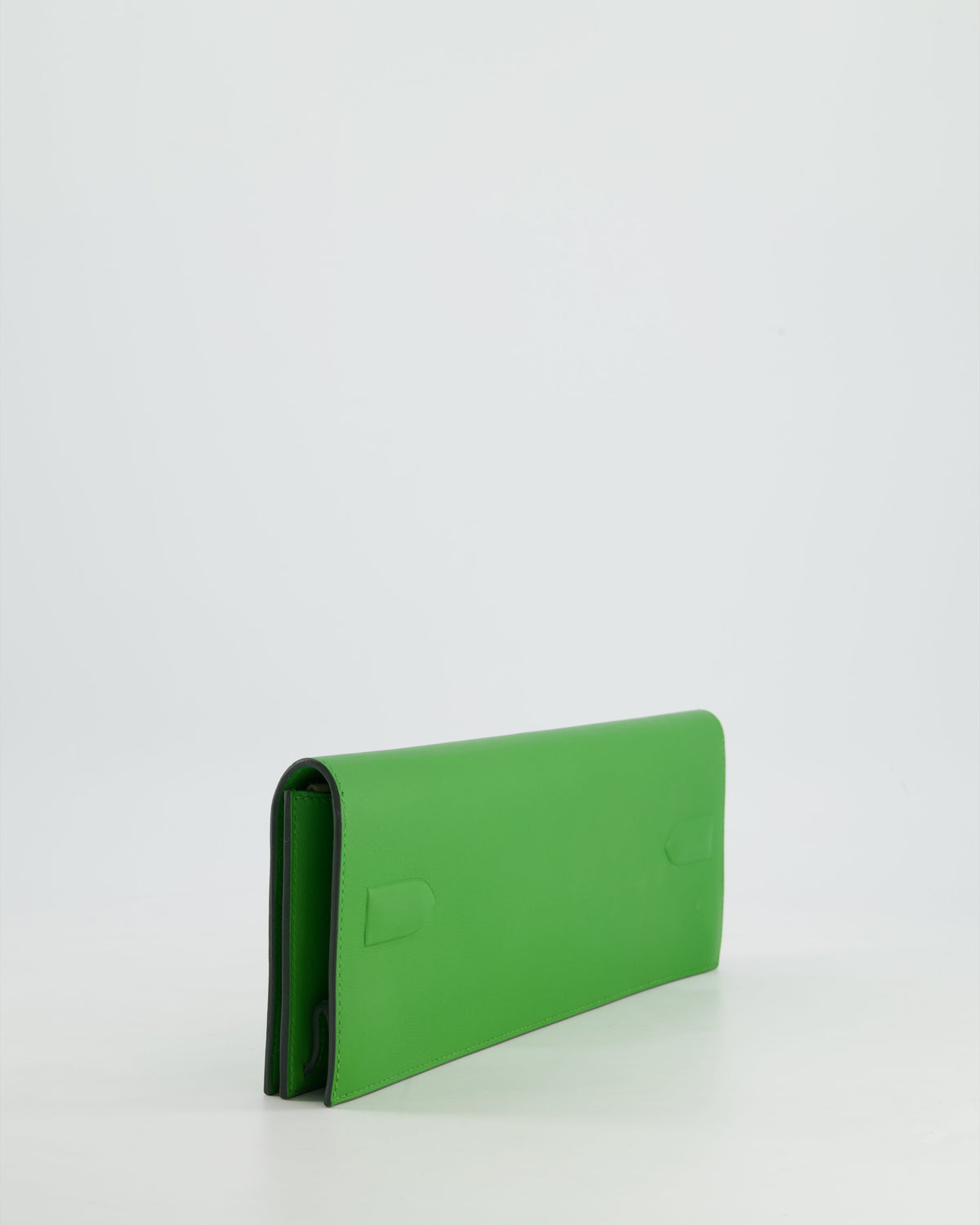 Hermès Birkin Cut Shadow Bag In Vert Yucca Swift Leather