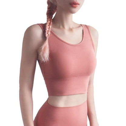 Full Cup Shockproof Sports Bra Gym Brassiere Sport Femme Fitness Push Up Sport Bra Yoga Tops U Back