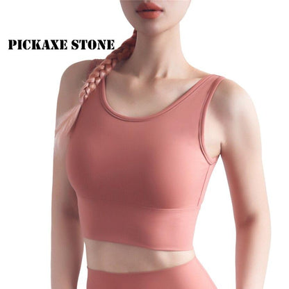Full Cup Shockproof Sports Bra Gym Brassiere Sport Femme Fitness Push Up Sport Bra Yoga Tops U Back