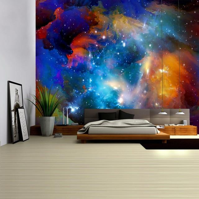 Psychedelic Tapestry Wall Hanging Bohemian Hippie Witchcraft Tapiz Art Science Fiction Tarot Room Home Decor