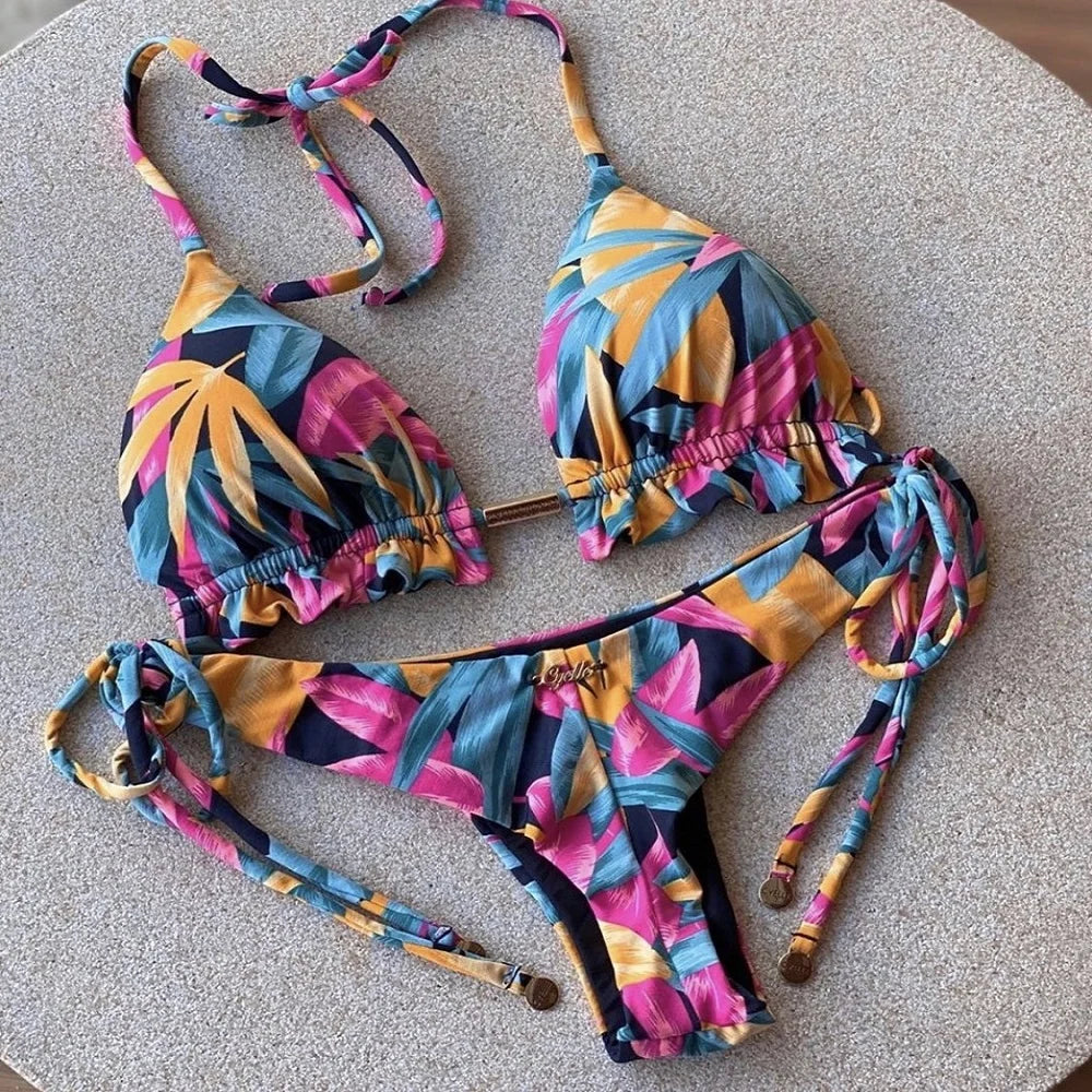 Bikini Women'S Swimsuit New Swimwear Female Sexy Bikinis Set Push Up Swimming For Bathing Suit Women Swimsuits