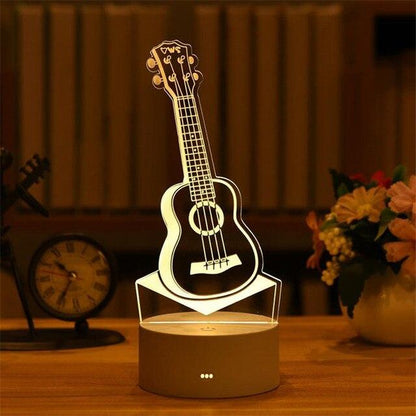 Romantic Love 3D Acrylic Led Lamp For Home Children'S Night Light Table Lamp Birthday Party Decor Valentine'S Day Bedside Lamp