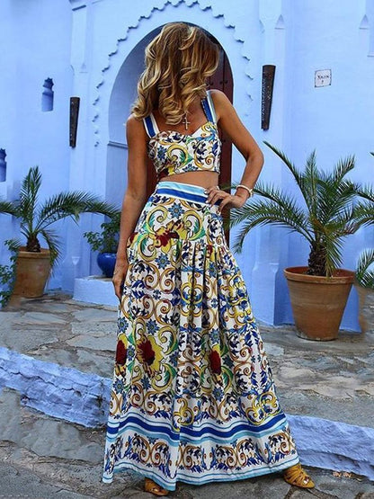 Vanessa Top & Skirt Set