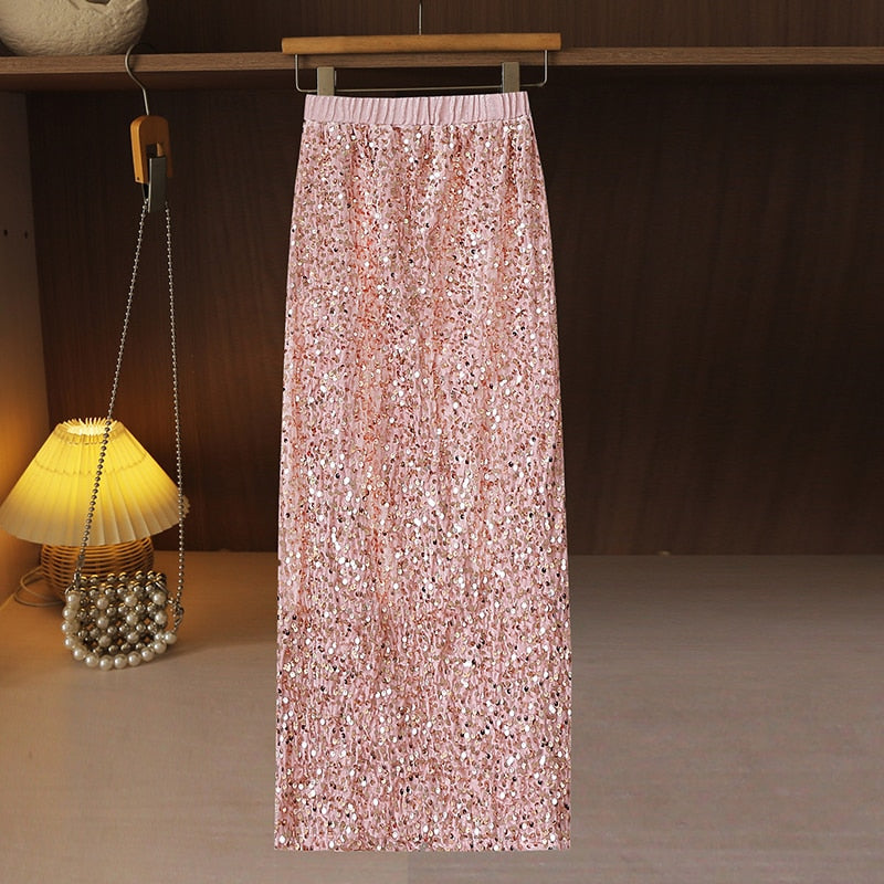 Sparkle Midi Skirt