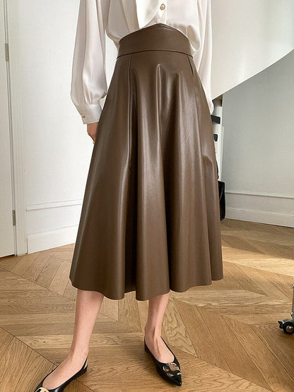Ilona Leather Skirt
