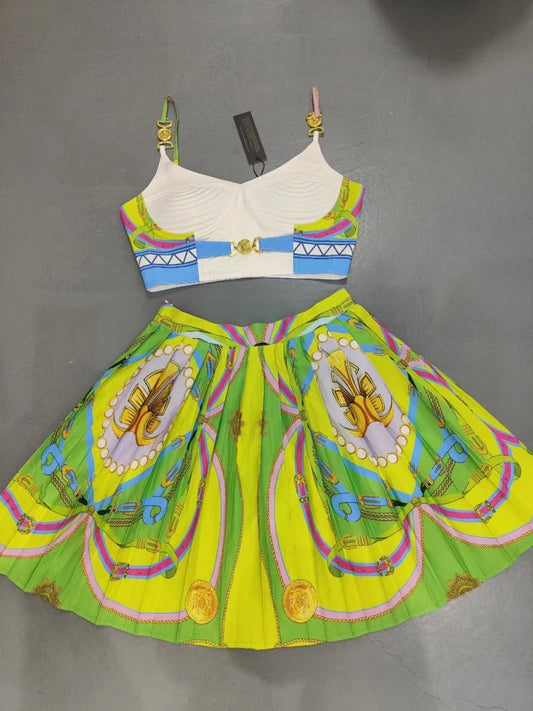 Gloria Top & Skirt Set