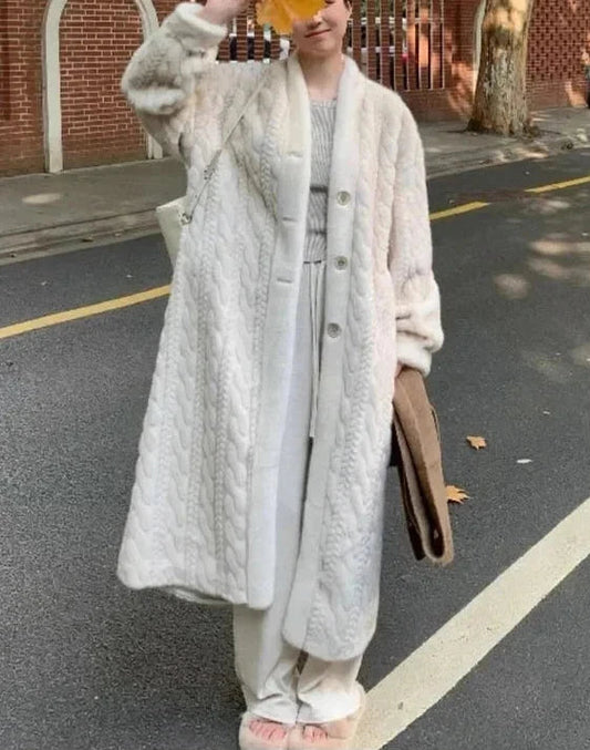 Leya Eco Mink Coat