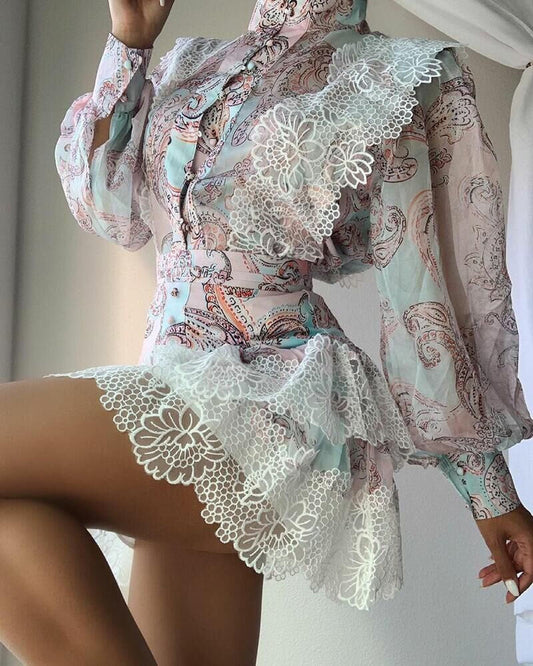 Olivia Blouse & Skirt Set